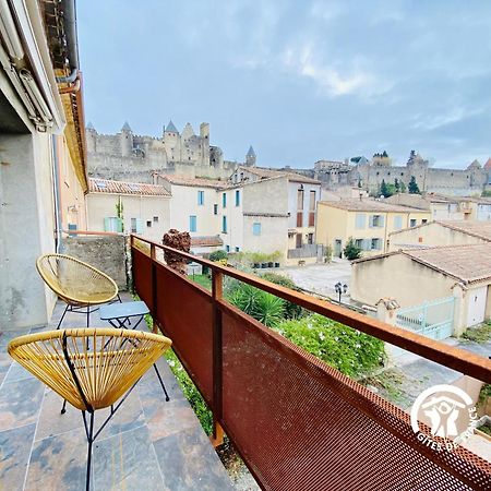 Loft Cocon Climatise - Imprenable Vue Sur Le Chateau Comtal Carcassonne Exterior foto